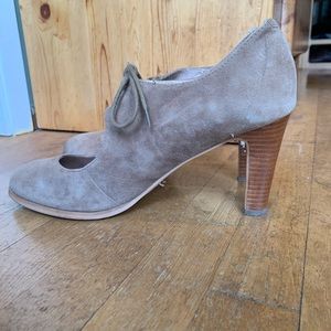 Lands end heels. Fun front tie
